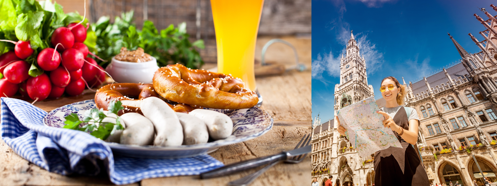 Munich: sightseeing hopping with traditional Bavarian delicacies